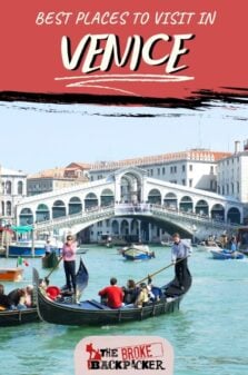 Places to Visit in Venice Pinterest Image