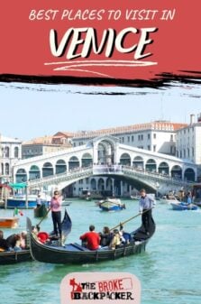 Places to Visit in Venice Pinterest Image