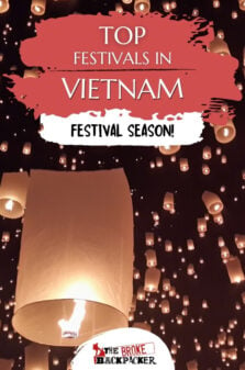 Festivals in Vietnam Pinterest Image