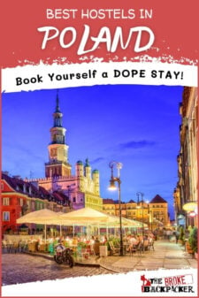 Best Hostels in Poland Pinterest Image