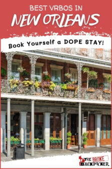 VRBO's in New Orleans Pinterest Image