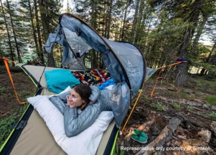 Farm Stay Tree Tents in Okuti Valley, NZ