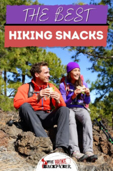 The Best Hiking Snacks Pinterest Image