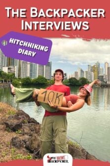 The Broke Backpacker Interviews: Hitchhiking Diary Pinterest Image