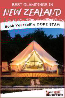 Glamping in New Zealand Pinterest Image