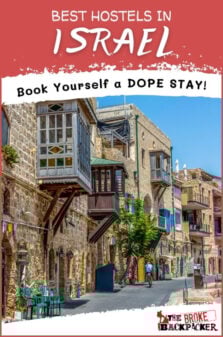Best Hostels in Israel Pinterest Image
