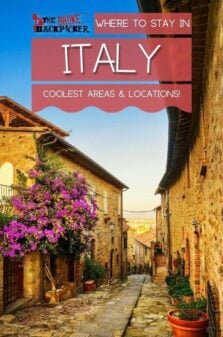 Where to Stay in Italy Pinterest Image