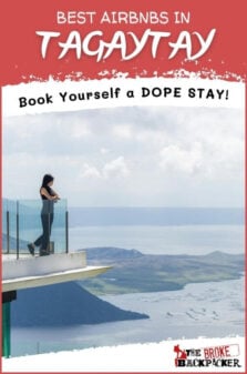 Best Airbnbs in Tagaytay pinterest image