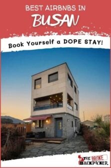 Best Airbnbs in Busan Pinterest image