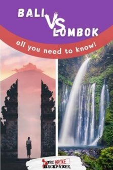 Bali vs Lombok Pinterest image