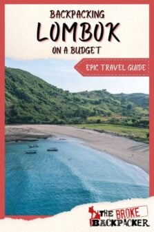 Kuta Lombok Travel Guide pinterest image