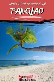 Best beaches in Panglao Pinterest Image