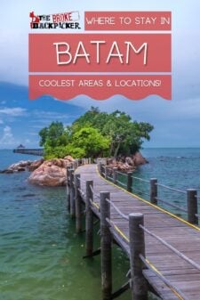 where to stay in Batam Indonesia Pinterest image