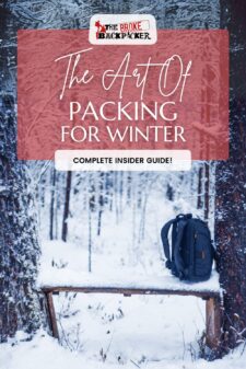The Art of winter packing pinterest image