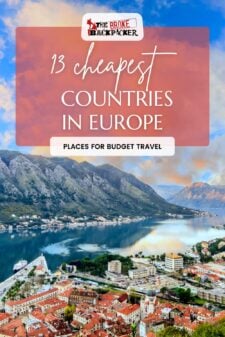 Budget Travel in Europe Pinterest Image