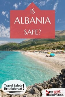 Is Albania safe Pinterest image