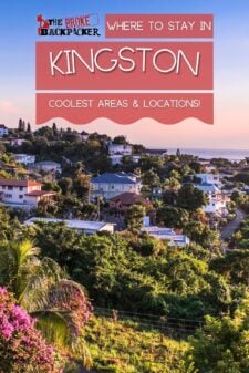 where to stay in Kingston Jamaica Pinterest image