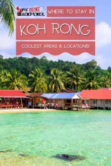 where to stay in Koh Rong pinterest image