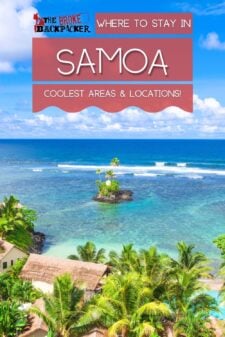 where to stay in Samoa pinterest image