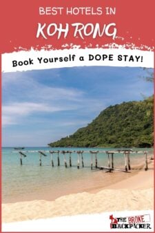 best hotels in Koh Rong pinterest image