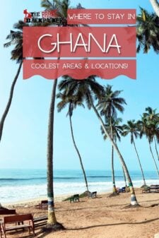 where to stay in Ghana pinterest image