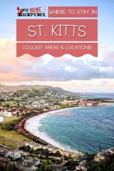 where to stay in St Kitts pinterest image