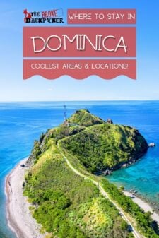 where to stay in Dominica pinterest image