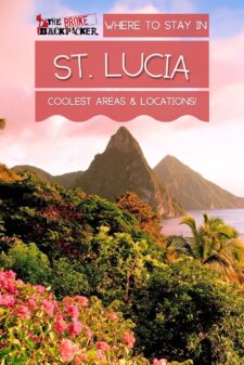 where to stay St Lucia Pinterest image