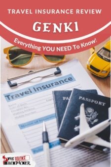 Genki travel insurance review pinterest image