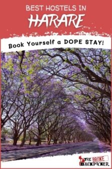 best hotels in Harare Pinterest image