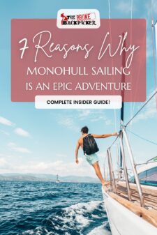 monohull rental sailing trip pinterest image