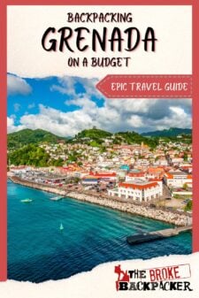 Backpacking Grenada travel guide pinterest image