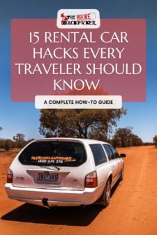 car rentals hacks for travellers pinterest image