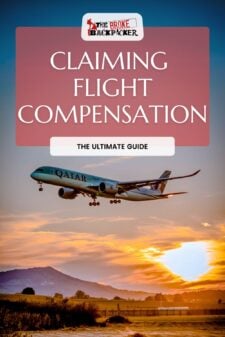 Airline flight compensation claim guide pinterest image