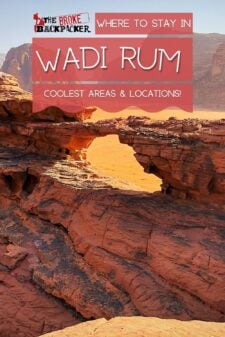 where to stay in Wadi Rum pinterest image