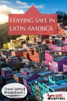 traveling safely in Latin America pinterest image