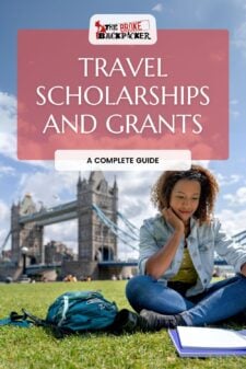 travel scholarship grants pinterest image
