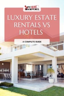 luxury rental vs hostels pinterest image