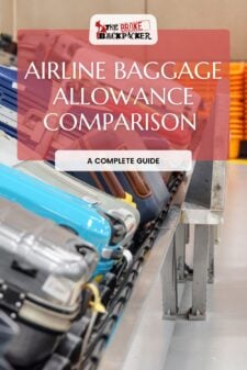 Airline baggage allowance pinterest image