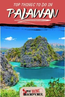 things to do in Palawan Philippines pin