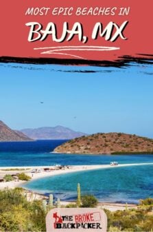 best beaches in baja california pinterest image