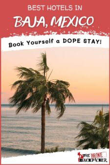 hotels in Baja California pinterest image