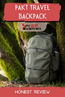 pakt travel backpack review pinterest image