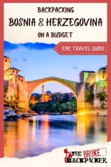 backpacking bosnia travel guide pinterest image