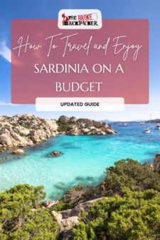 sardinia on a budget pinterest image