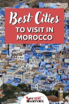 best cities to visit in Morocco pinterest image