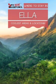where to stay in Ella pinterest image