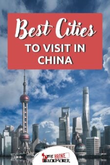 best cities to visit in China pinterest image
