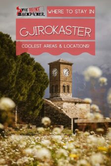 where to stay in gjirokaster pinterest image