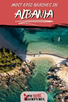 beautiful places in Albania pinterest image